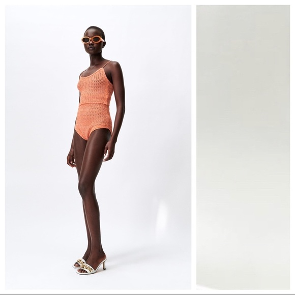 NWT. Zara Ecru Heeled Sandals with Chain. Size 9. - Picture 8 of 10